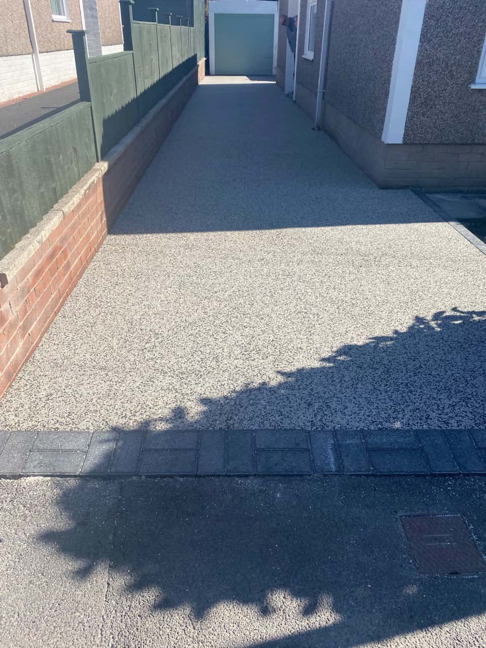 This is a photo of a resin path installed in Birmingham by Birmingham Resin Driveways