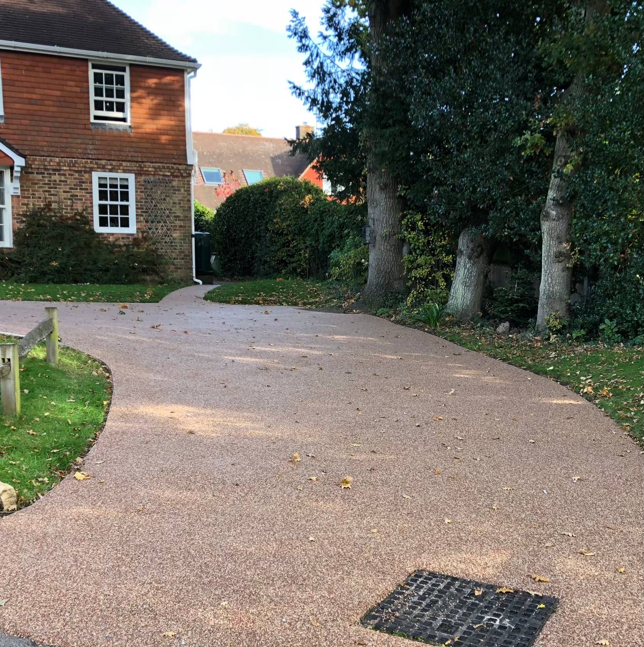 This is a photo of a gravel driveway installed in Birmingham by Birmingham Resin Driveways